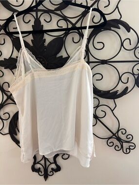 Old Navy Lace-Trim Cami in Ivory Cream